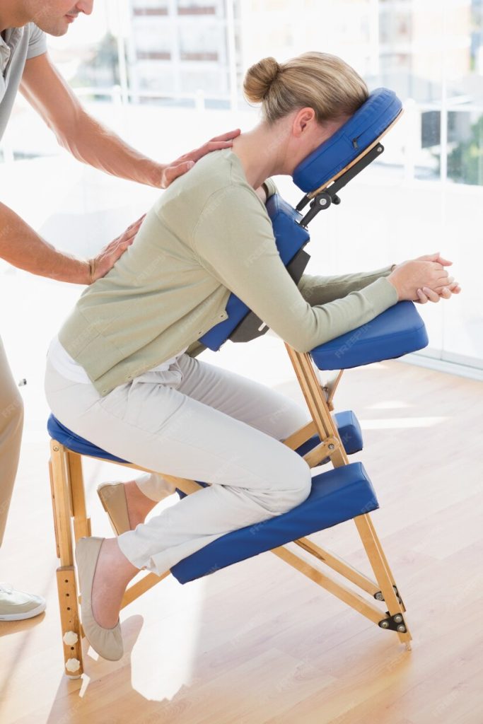 Massage assis bien-être