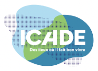 Logo de Icade, des lieux où il fait bon vivre