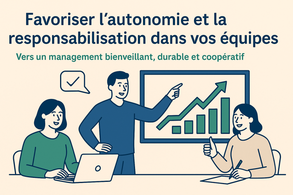 Favoriser l’autonomie et la responsabilisation dans vos équipes : Vers un management bienveillant, durable et coopératif
